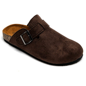 Mules femme marron avec boucle - Judy - Casualmode.fr