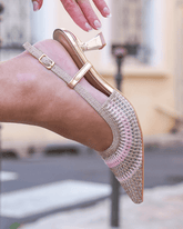Babies femme champagne à talon - Esmee - Casualmode.fr