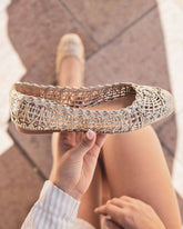 Ballerines femme plates confort dorées - Ombeline - Casualmode.fr