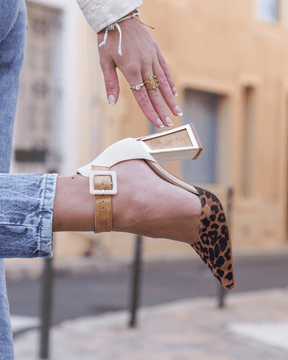 Escarpins femme léopard à talon - Maryam - Casualmode.fr