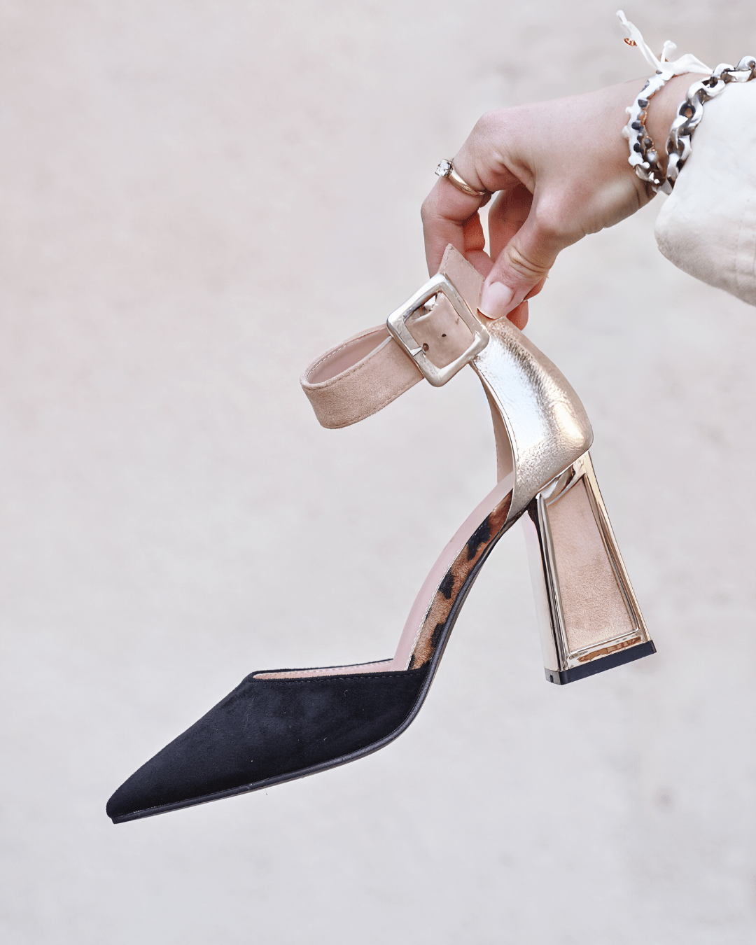 Escarpins femme noires à talon - Maryam - Casualmode.fr